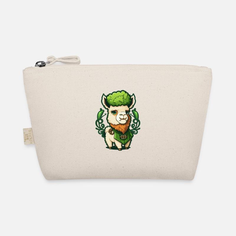 Süsses St Patricks Day Lama Bio-Täschchen