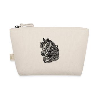 Joli portrait de cheval vintage avec crinière dans le vent - Trousse biologique - nature - Devant