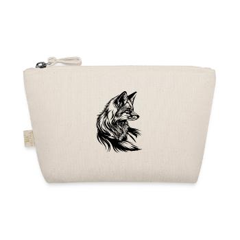 Little Cute Fox Portrait Tattoo Ink - Organic Pouch - nature - Front