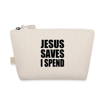 jesus saves i spend - Trousse biologique - nature - Devant