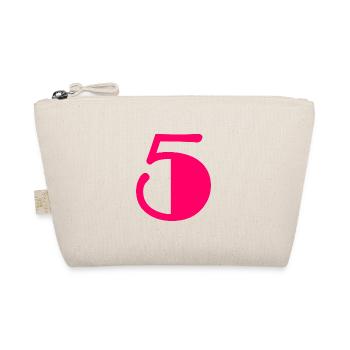 5. 5 YEARS. 5TH ANNIVERSARY. BIRTHDAY 5 YEARS - Organic Pouch - nature - Front