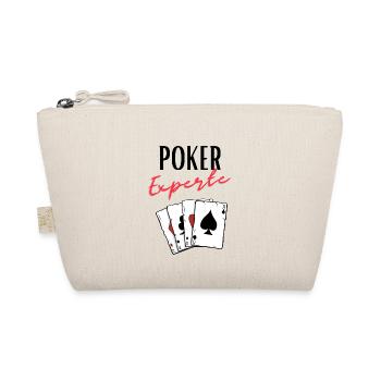 Poker Experte - Bio-Täschchen - Natur - Vorne