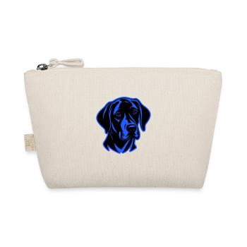 Labrador Hund Kopf - Bio-Täschchen - Natur - Vorne