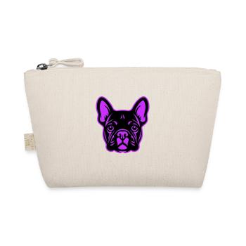 French Bulldog Dog Head - Organic Pouch - nature - Front