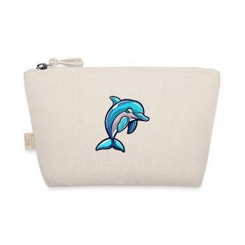 Dolphin Comic - Organic Pouch - nature - Front