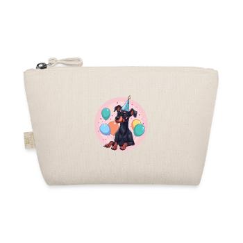 Doberman chien anniversaire bébé - Trousse biologique - nature - Devant