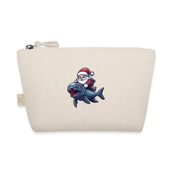 Piranha Poisson Père Noël - Trousse biologique - nature - Devant
