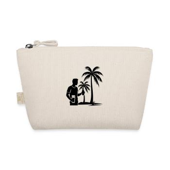 Palmen Urlauber Insel Symbol - Bio-Täschchen - Natur - Vorne