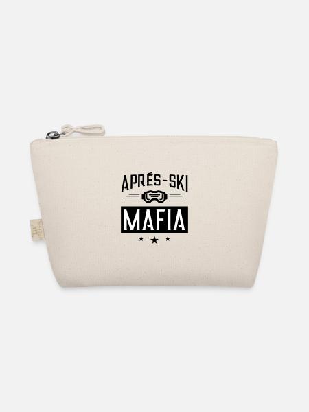 Apres Ski Mafia Spruch - Bio-Täschchen - Natur - Vorne