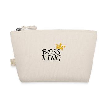 Boss King Gift Men King - Organic Pouch - nature - Front