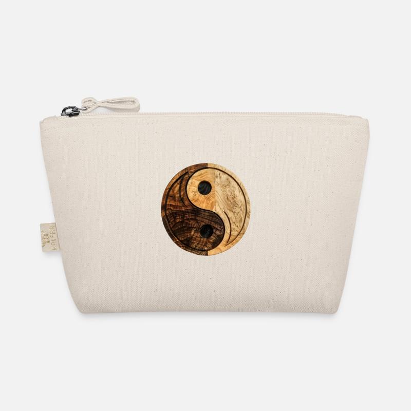 Yin Yang Logo - Bio-Täschchen - Natur