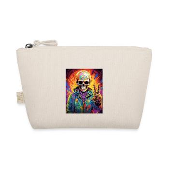 Cool skull skull for your cool look - Organic Pouch - nature - Front