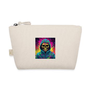 Cool skull skull for your cool look - Organic Pouch - nature - Front