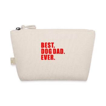 BEST DOG DAD EVER GIFT DOG DOGS PAPA GASSI - Organic Pouch - nature - Front