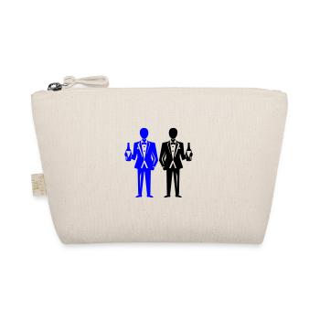 Groom Party Wedding Bachelor - Organic Pouch - nature - Front