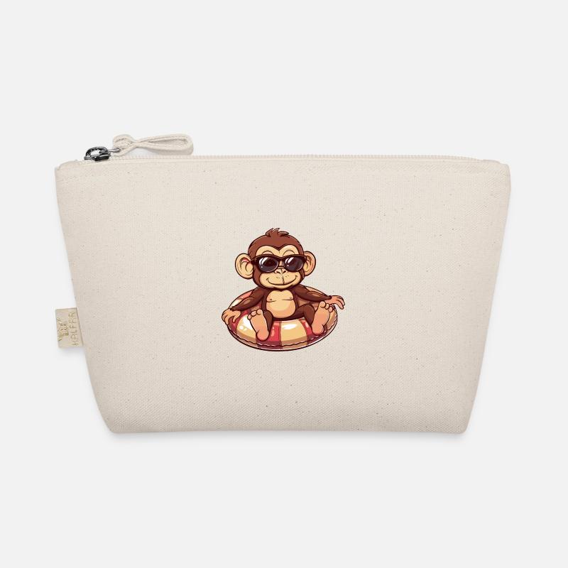 Affe Sommer Comic Bio-Täschchen