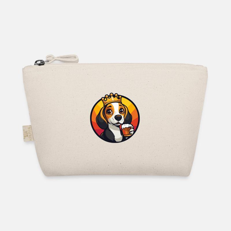 Beagle Dog Beer Comic Organic Pouch