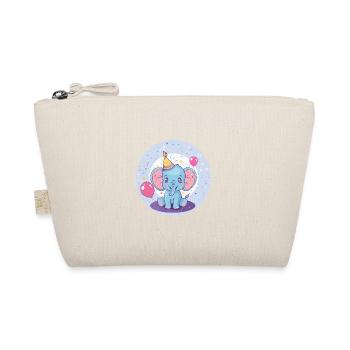 Elephant Birthday Comic - Organic Pouch - nature - Front
