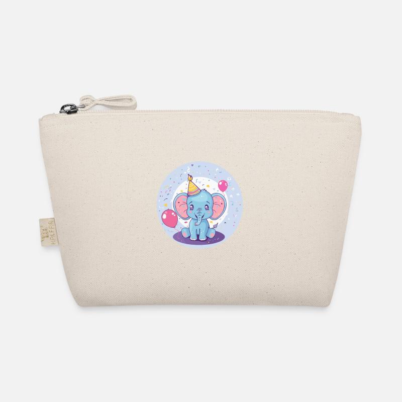 Elephant Birthday Comic Organic Pouch