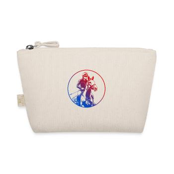 Silhouette de cheval d’équitation coloré - Trousse biologique - nature - Devant