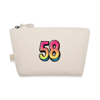 58 Number Symbol - Organic Pouch - nature - Front