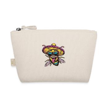 Bee Funny Sombrero - Organic Pouch - nature - Front