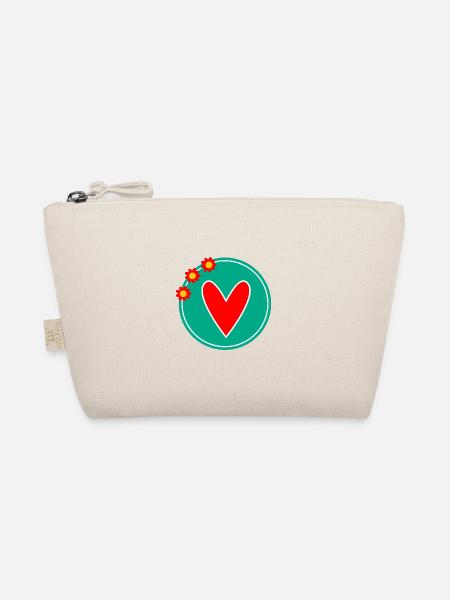 MAMA. MUTTERTAG. SCHÖNEN MUTTERTAG. ICH LIEBE DICH - Bio-Täschchen - Natur