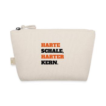 Harte Schale Harter Kern Harte Kerle Ghetto Biker - Bio-Täschchen - Natur - Vorne