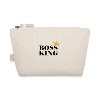 Boss King Gift Men King - Organic Pouch - nature - Front