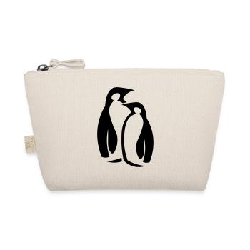 Couple de pingouins - maman et papa - pingouin - Trousse biologique - nature - Devant