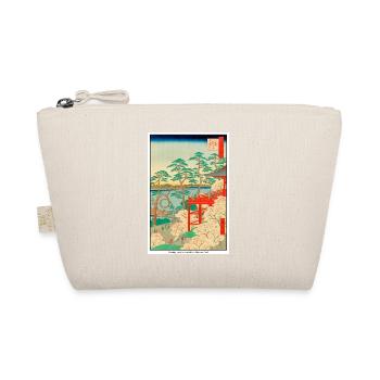 Japanische Kunst Hiroshige - Bio-Täschchen - Natur - Vorne