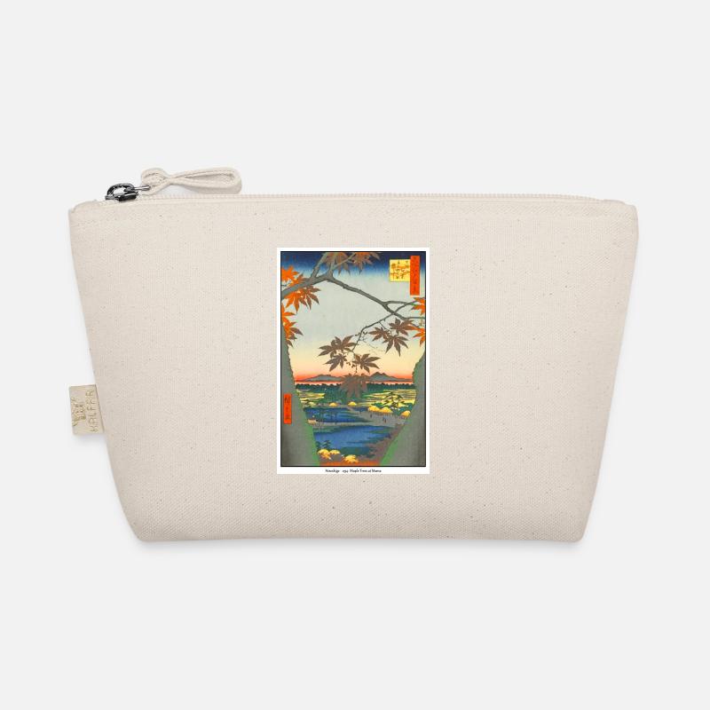 Japanische Kunst Hiroshige - Bio-Täschchen - Natur