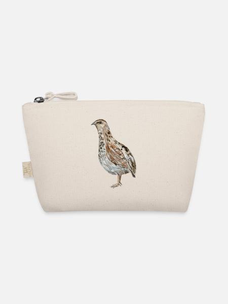 quail - Organic Pouch - nature - Front