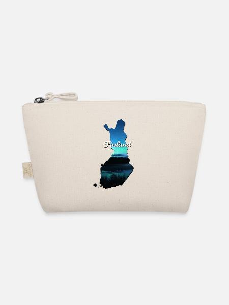 The map of Finland - Organic Pouch - nature - Front
