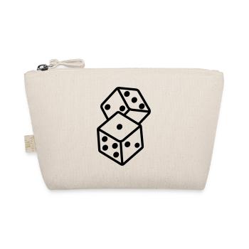 Dice Casino Symbol - Organic Pouch - nature - Front