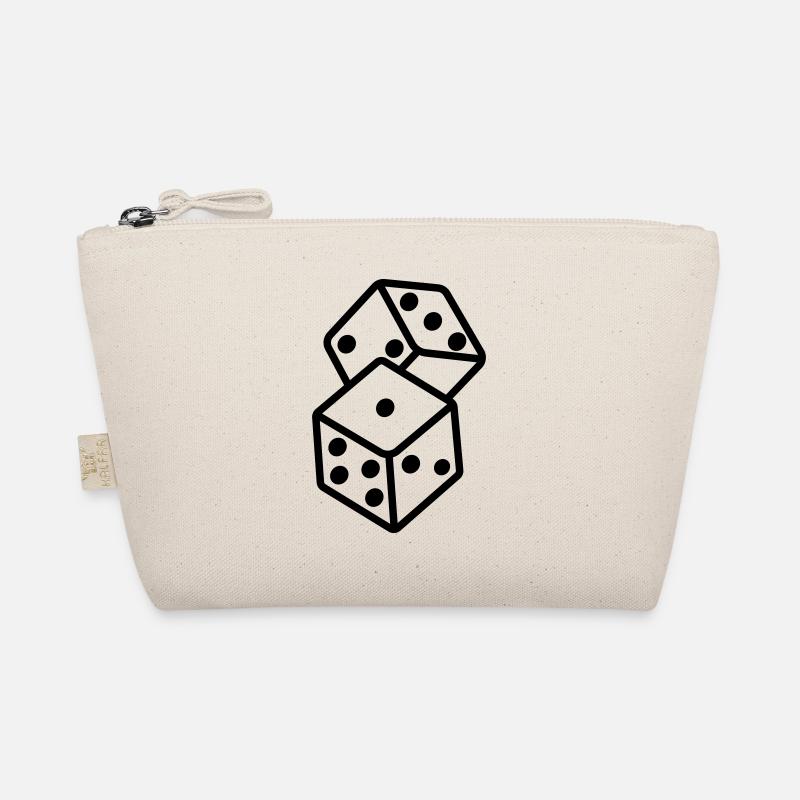 Dice Casino Symbol Organic Pouch