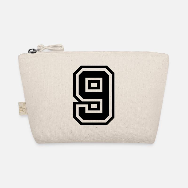 9 number symbol Organic Pouch