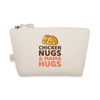 Nugs de poulet et mama Hugs Fast Food Dicton drôle - Trousse biologique - nature - Devant