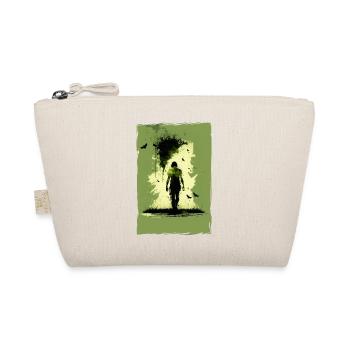 Zombie Illustration Minimalist Design - Organic Pouch - nature - Front