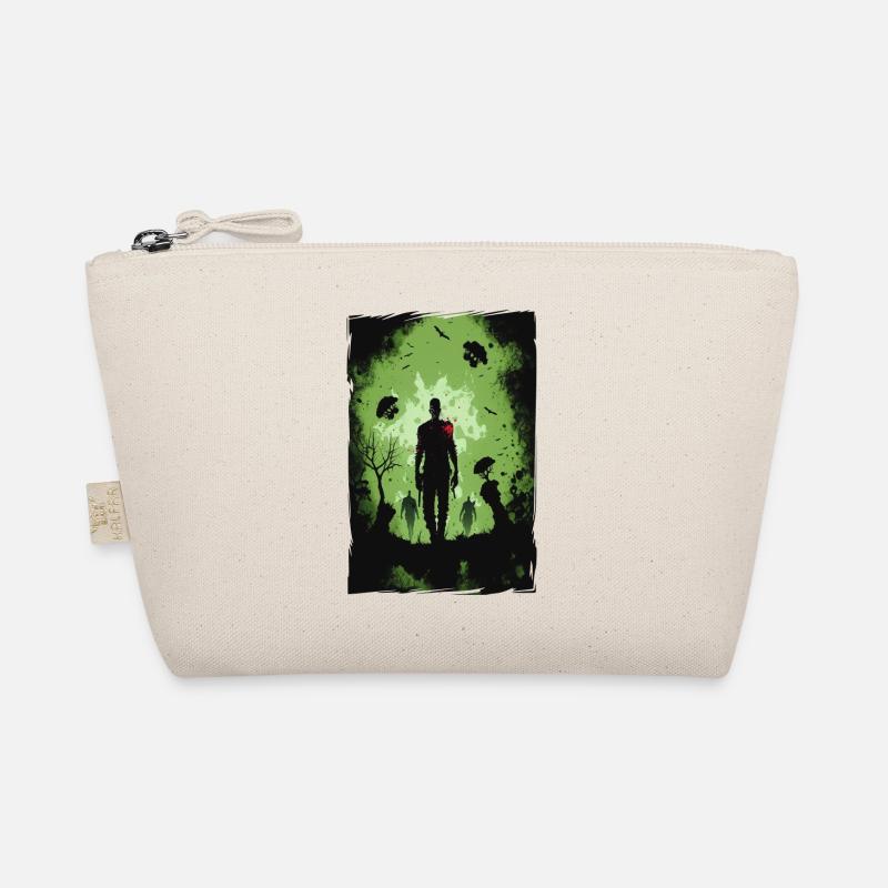 Zombie Illustration Minimalistisches Design Bio-Täschchen