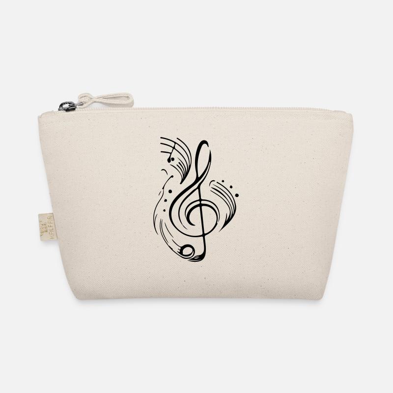 Musical Note clef Musician Symbol Organic Pouch