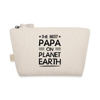 Best Dad Quote Dad Father's Day - Organic Pouch - nature - Front