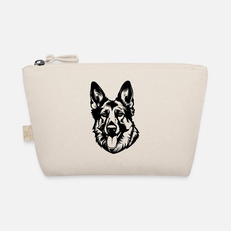 Schäferhund Hund Kopf Bio-Täschchen