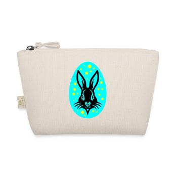 Osterei Osterhase Icon Ostern - Bio-Täschchen - Natur - Vorne