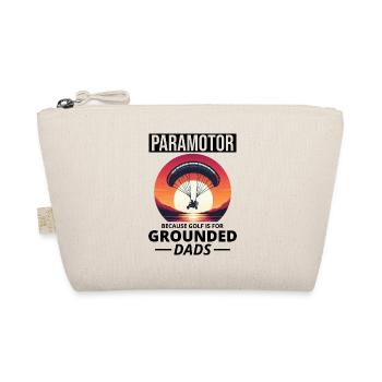 Paramotor Pilot Paramotoring Powered Paraglider - Organic Pouch - nature - Front