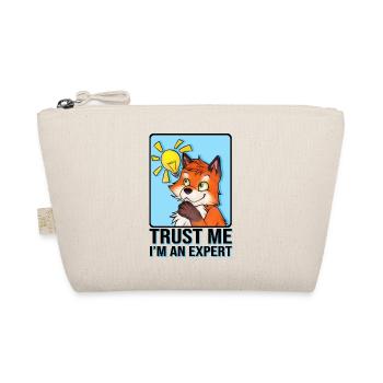 Trust Me I'm an Expert Spruch mit Lustiger Fuchs - Bio-Täschchen - Natur - Vorne