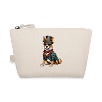 Chien steampunk - Trousse biologique - nature - Devant