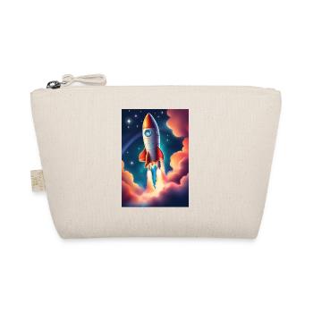 Fusée mignonne dans l’espace - Trousse biologique - nature - Devant