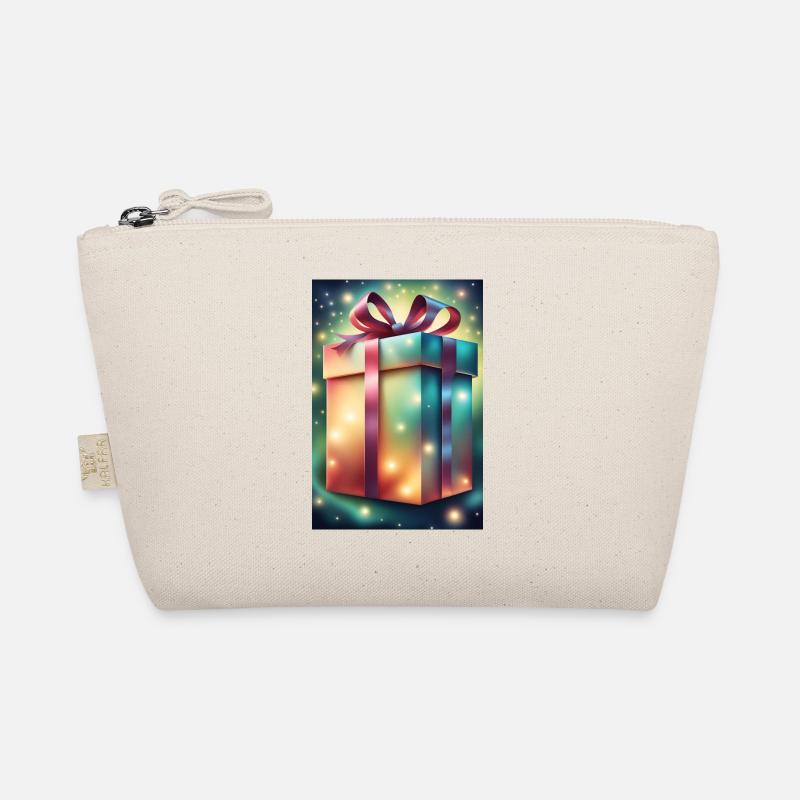 Grande boîte cadeau en feux verts Trousse biologique