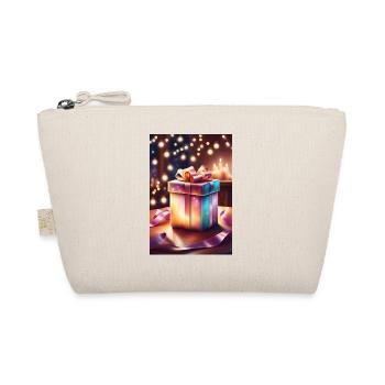 Super cute christmas holiday gift box - Organic Pouch - nature - Front